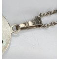elegant colier in stil art nouveau. argint 830.Turm Guld & Solv. Danemarca 
